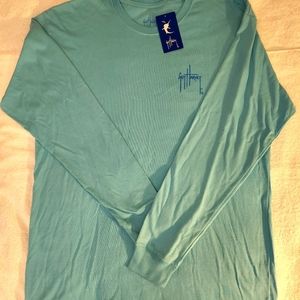 NWT Guy Harvey Men's Long Sleeve Size XL Catch and Grill Shirt